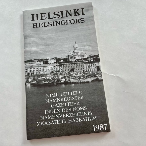 Vintage Helsinki Tourist Map 1987 - Picture 5 of 8